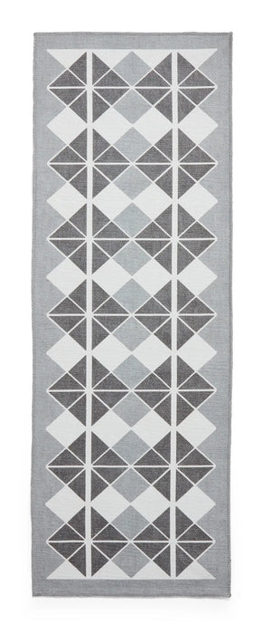 Victoria H1184 Grey/Dark Grey Washable Rug