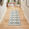 Victoria H1184 Grey/Green Washable Rug