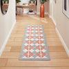 Victoria H1184 Grey/Orange Washable Rug