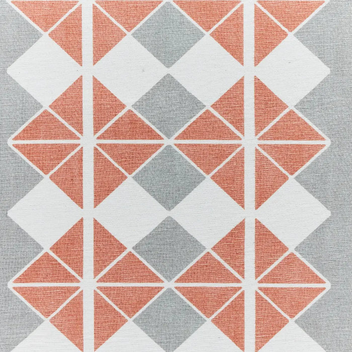 Victoria H1184 Grey/Orange Washable Rug