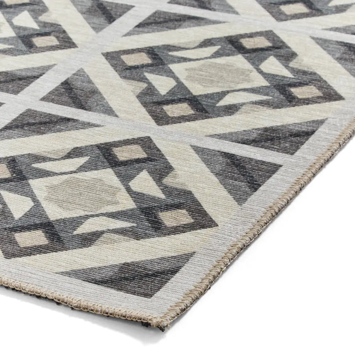 Victoria H1187 Grey/Beige Washable Rug