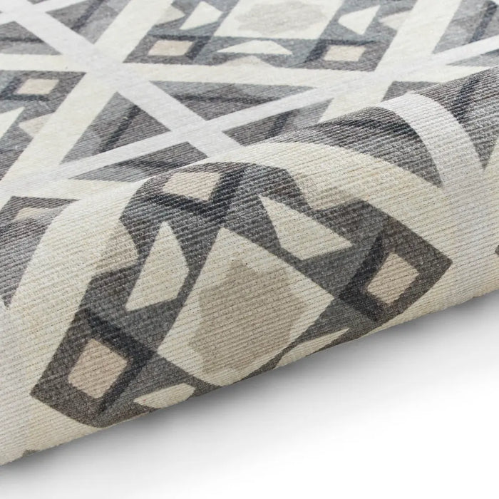 Victoria H1187 Grey/Beige Washable Rug