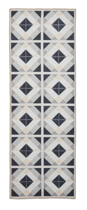 Victoria H1190 Grey/Beige Washable Rug