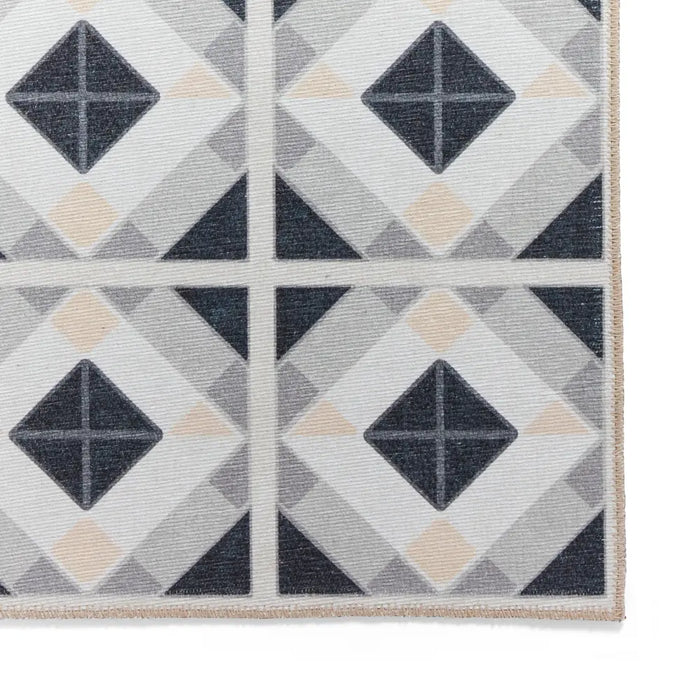 Victoria H1190 Grey/Beige Washable Rug