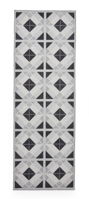 Victoria H1190 Grey/Light Grey Washable Rug