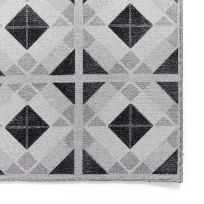 Victoria H1190 Grey/Light Grey Washable Rug