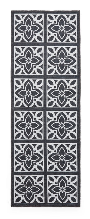 Victoria H1191 Dark Grey Washable Rug