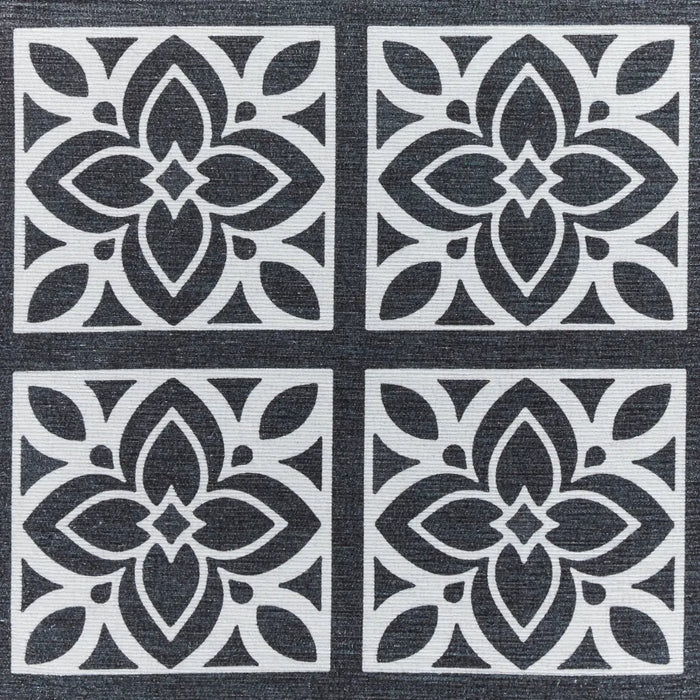 Victoria H1191 Dark Grey Washable Rug