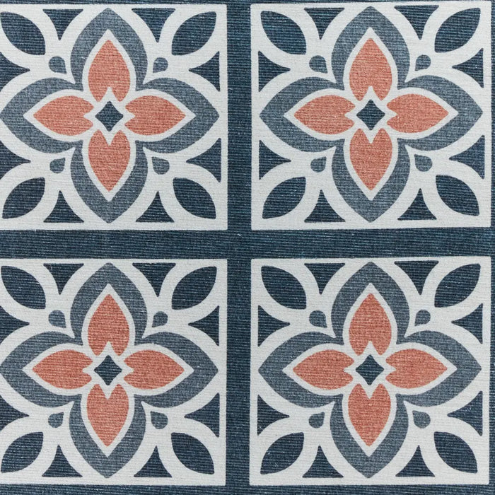 Victoria H1191 Grey/Orange Washable Rug