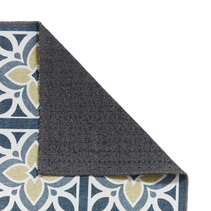 Victoria H1191 Grey/Yellow Washable Rug