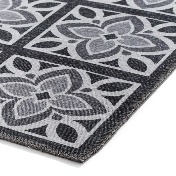 Victoria H1191 Grey Washable Rug