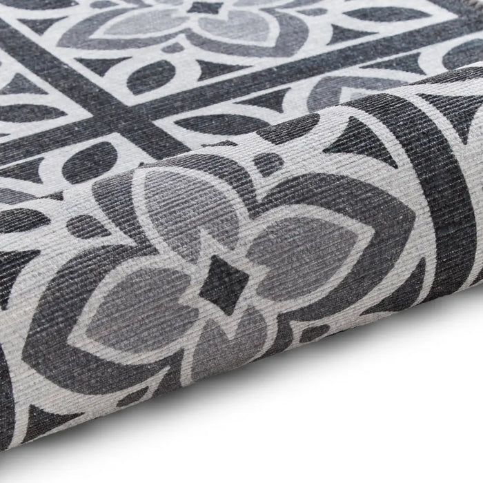 Victoria H1191 Grey Washable Rug