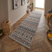 Oriental Weavers vinci 130 x Blue, Grey, Multicoloured Living Room Moroccan Rug.