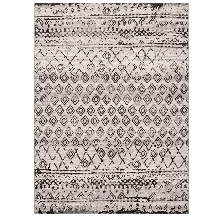 Oriental Weavers vinci 1303 b Blue, Grey Living Room Moroccan Rug.