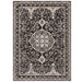 Oriental Weavers vinci 1401 b Grey Living Room Moroccan Rug.