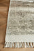 Rug Guru vintage fringe mocha oyster Grey, Ivory Living Room  Rug.