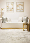 Asiatic kc vintage white Ivory Living Room Moroccan Rug.