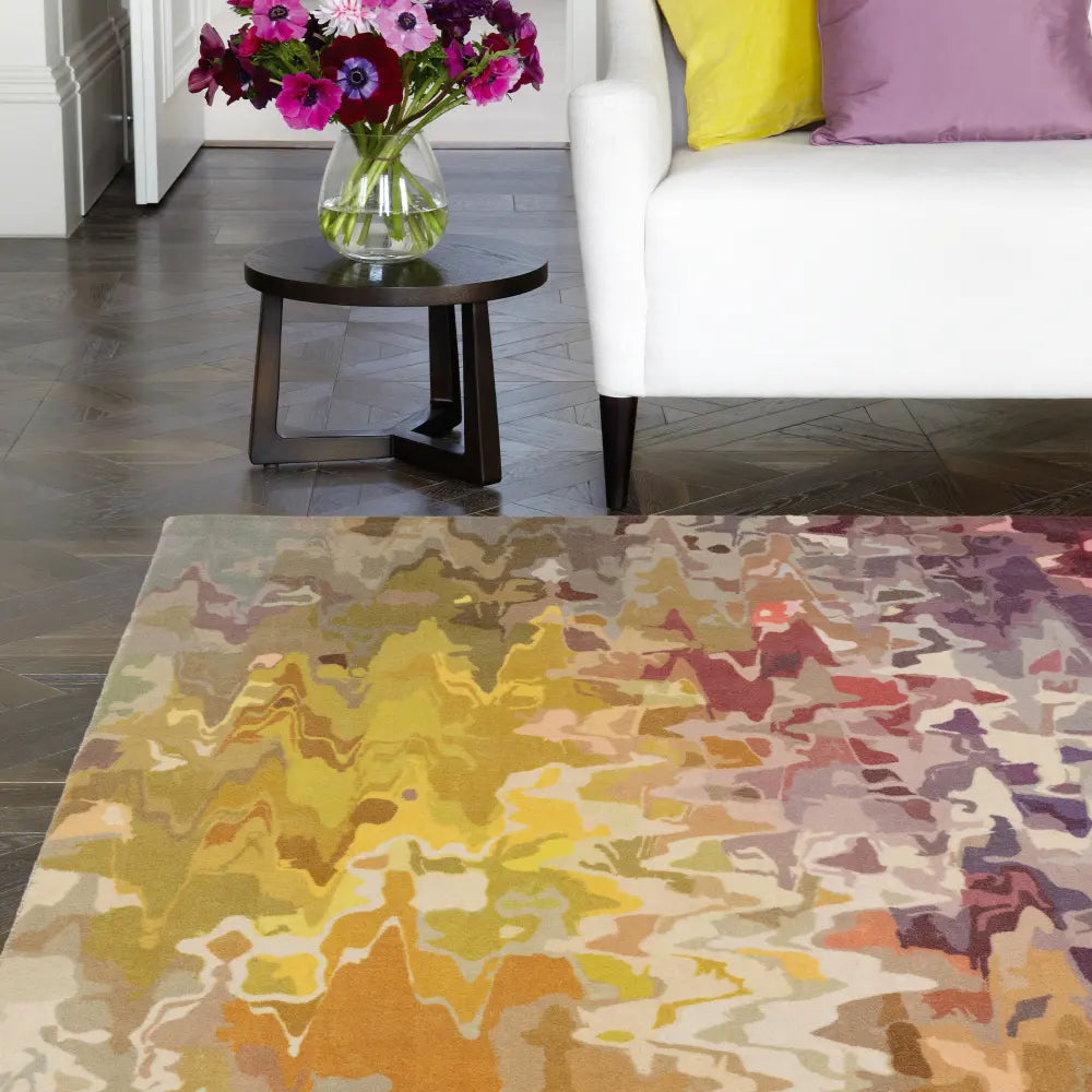 Vision Stipple Multicoloured Rug — RugsDirect Online