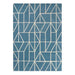 Scion scion hand tufted viso denim 24008 Blue Living Room Wool Rug.