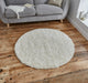 Think Rugs vista plain 2236 cream Ivory, Cream Living Room Shaggy Rug.
