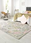 Origins vogue pink ochre Pink Living Room  Rug.