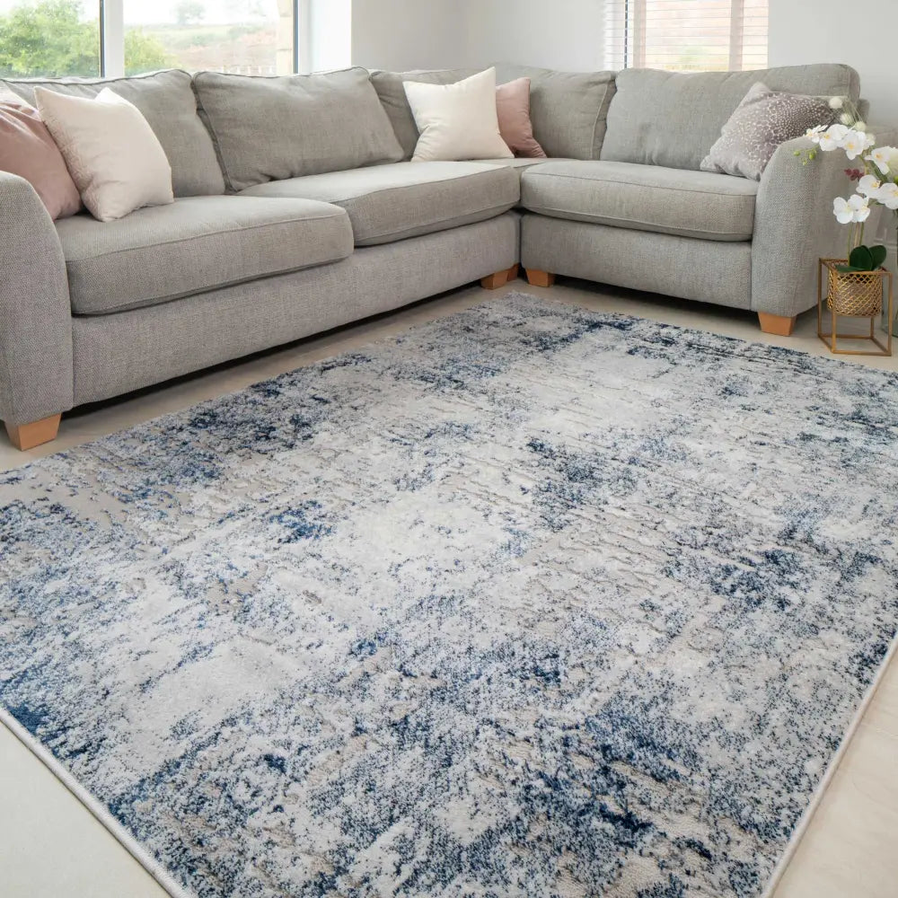 Voyage Med Navy Navy Rug — RugsDirect Online