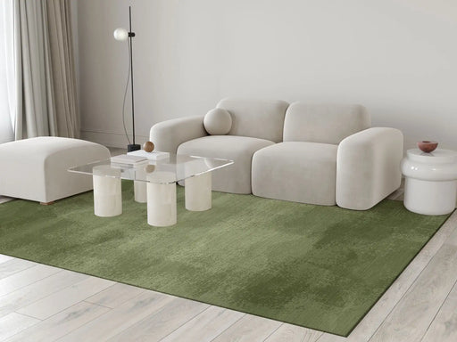 Jackie and the Fish jackieandthefish waves touquet green Green Living Room Flat Weave Rug.