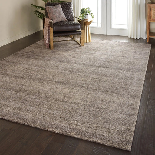 Nourison weston wes01 charcoal Grey Living Room Natural Fibre Rug.