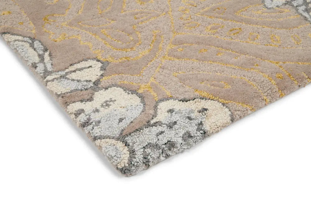 Fable Rugs Fabled Floral WW Fable-Flower-Grey Multicoloured Rug — RugsDirect Online