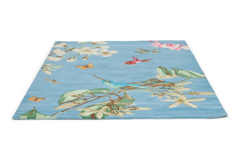 Hummingbird Wedgwood Blue 037808 Rug