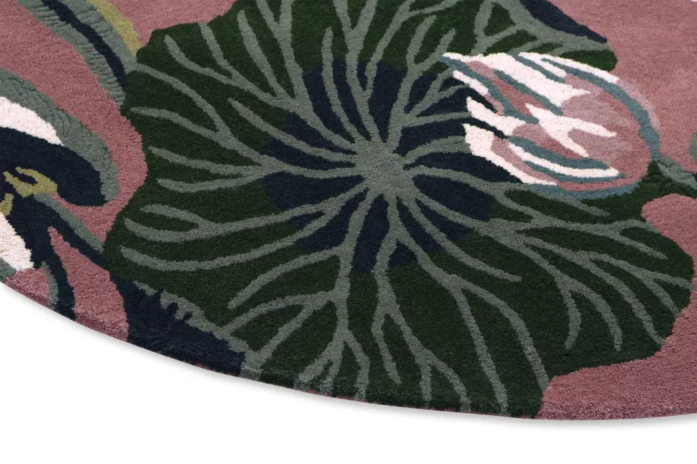 Waterlily Wedgwood -Dusty Rose 038602 Rug