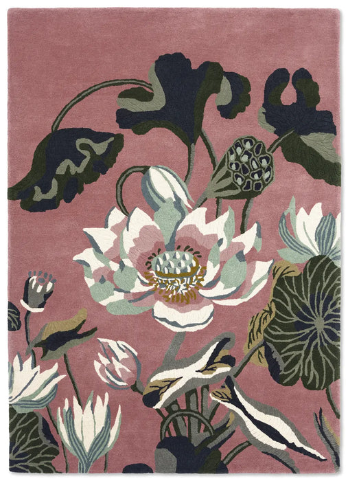 Waterlily Wedgwood -Dusty Rose 038602 Rug