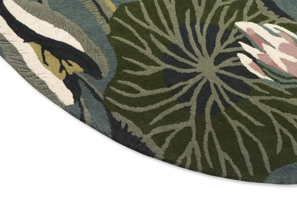 Waterlily Wedgwood -Midnight Pond 038608 Rug
