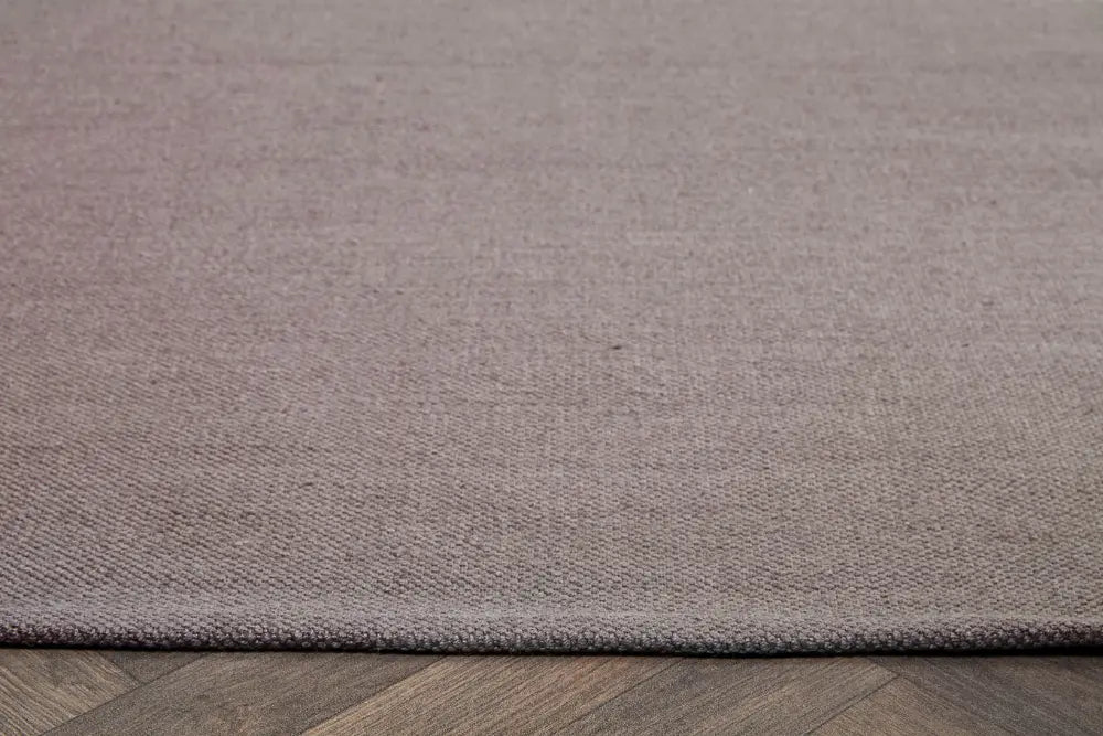 Hug Woven Plain Warm Grey Rug