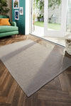 Hug Woven Plain Warm Grey Rug