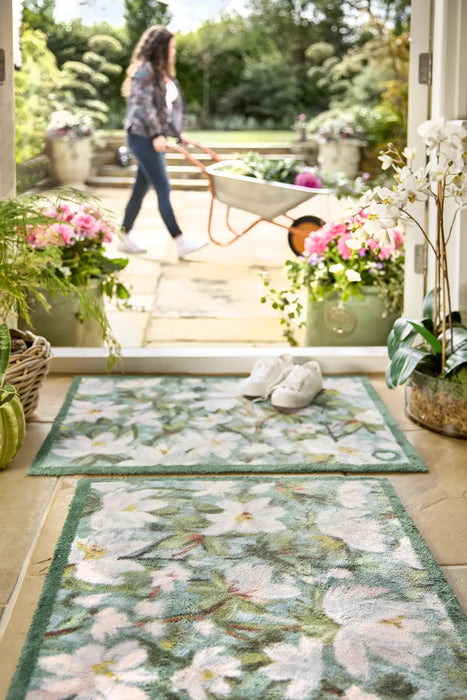 Patterned Hug Rug Water Lilies Runner