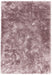Asiatic whisper pink Pink Living Room Shaggy Rug.