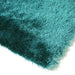 Asiatic whisper dark teal Blue, Teal Living Room Shaggy Rug.