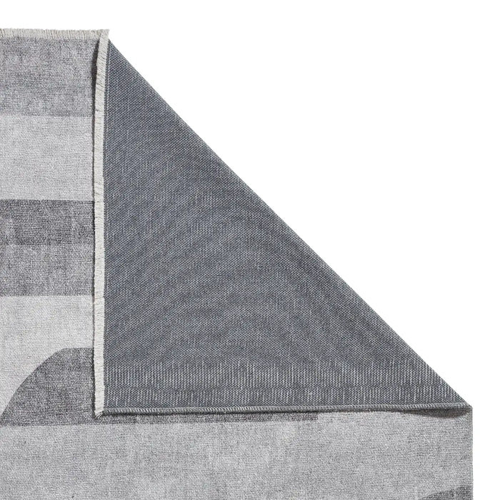 Whisper H1068 Grey Modern Washable Rug
