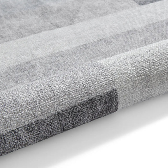 Whisper H1068 Grey Modern Washable Rug