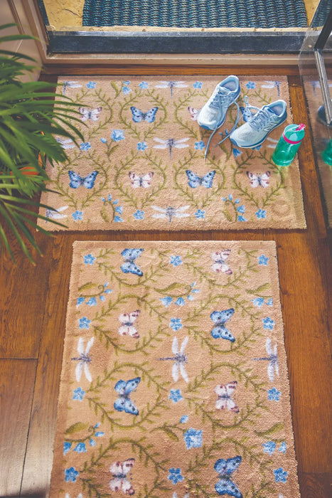 Patterned Hug Rug Wild Meadow Multicoloured Rug — RugsDirect Online