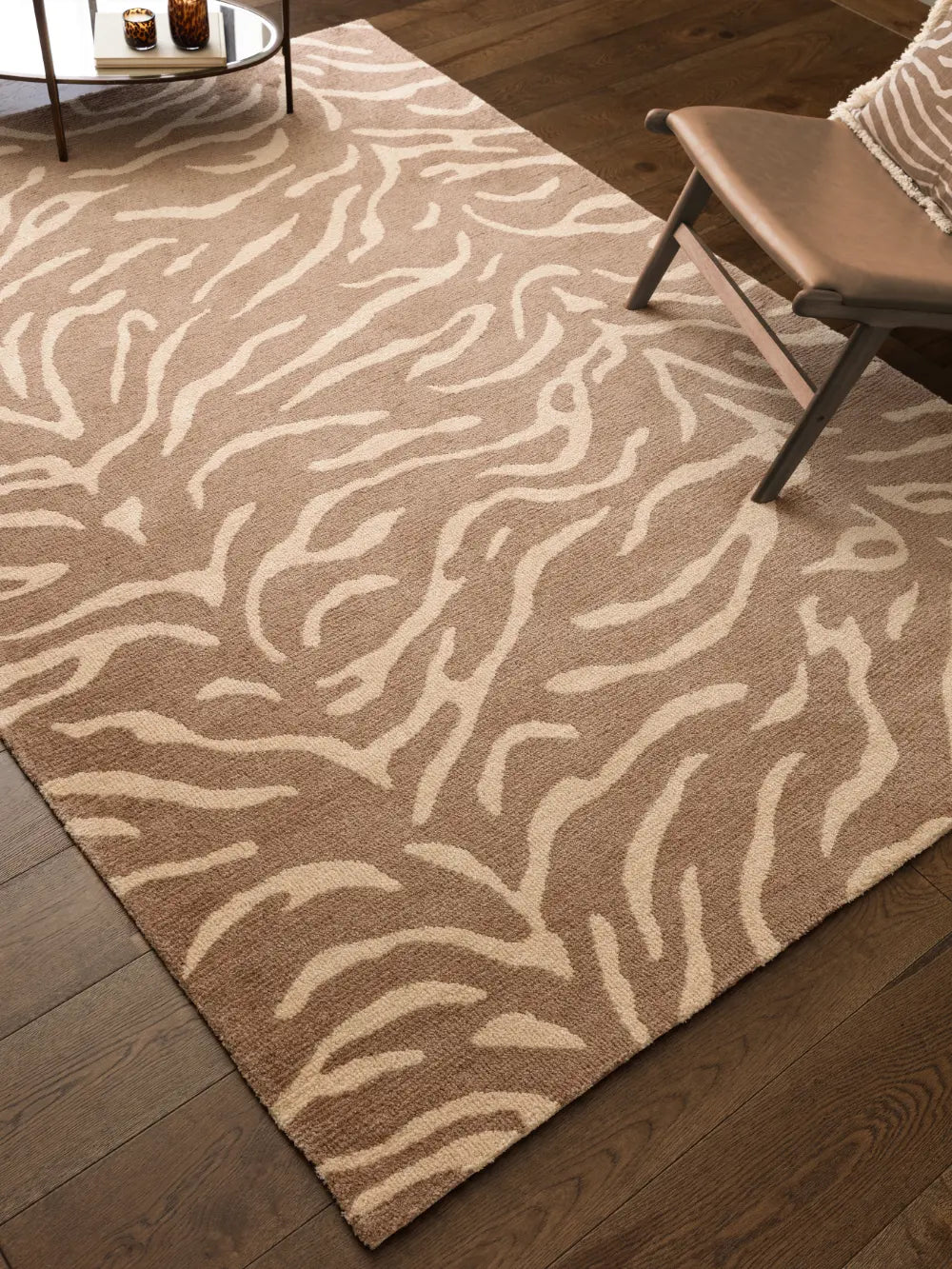Wilder Tiger Taupe Beige Rug — RugsDirect Online