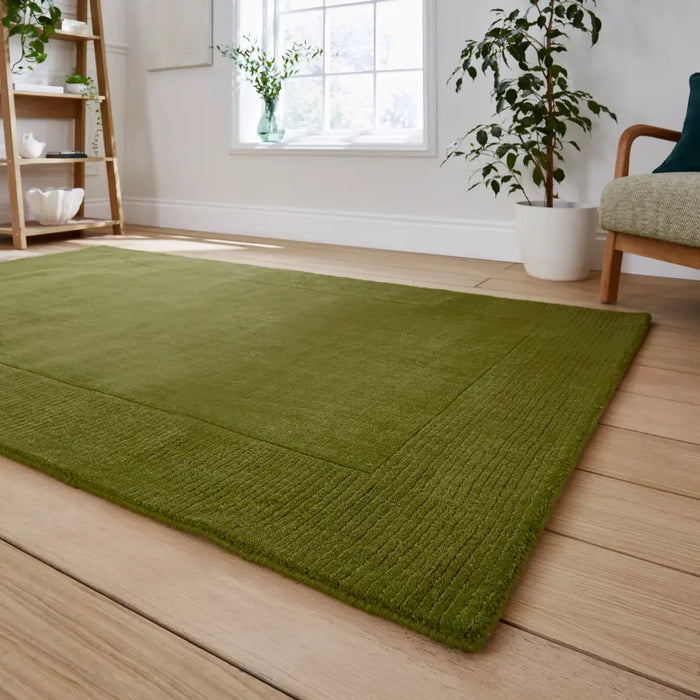 Windsor Wool Border Green