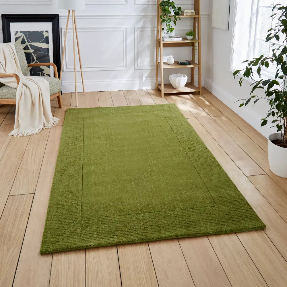 Frame Green Rug Windsor Wool Border Green Green Rug — RugsDirect Online