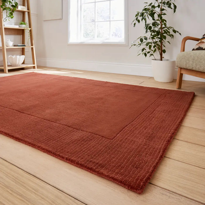 Windsor Wool Border Terracotta