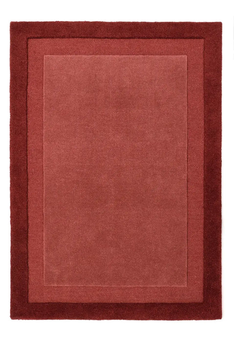 Stacked Border Wine Red