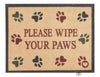 Hug Rug Washable Wipe Your Paws Beige Multi