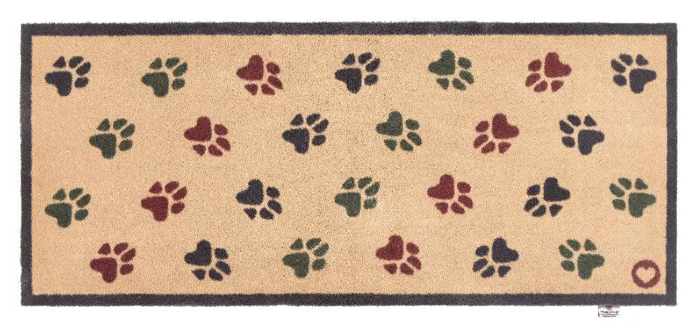 Hug Rug Washable Wipe Your Paws Beige Multi