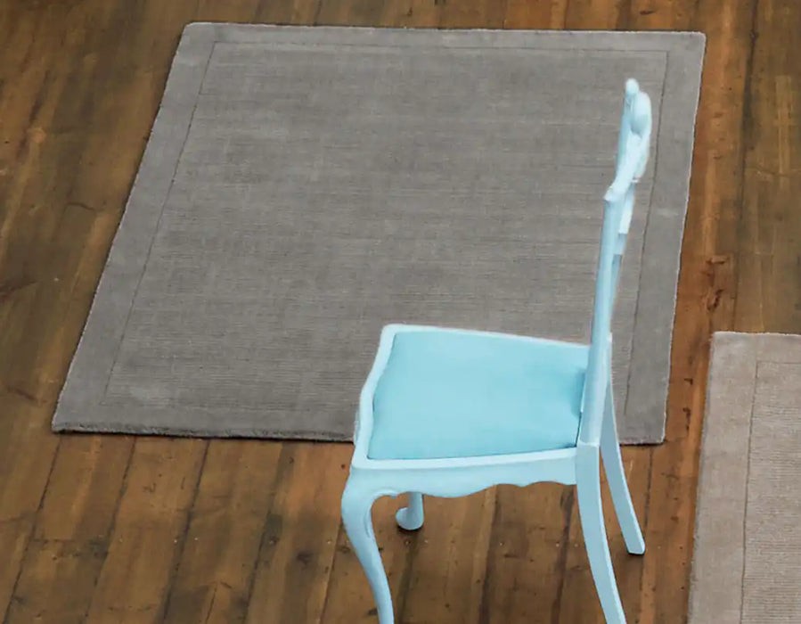 Asiatic york grey Grey Living Room Wool Rug.