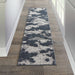 Nourison Delivered in 6 weeks   USA zermatt zer01 blue grey Blue, Grey Living Room  Rug.